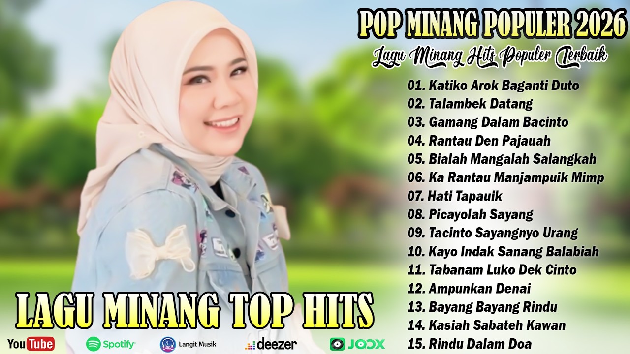 Pop Minang Hits Terpopuler 2026 - Lagu Minang Terbaru Enak Didengar Bikin Baper