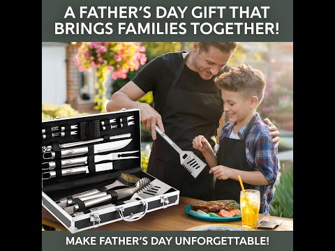 Heavy-Duty Grill Tools Dad Will Love Kaluns BBQ Gift Set Review by buyer's verdict