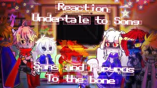 🇺🇸🇷🇺Undertale reacts #1 Frisk,Sans,Paps,Toriel,Asgore, Undyne song: To the bone Rus/Eng