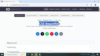 CSS Beautifier by ImageOnline.co: Free Online Formatter Tutorial