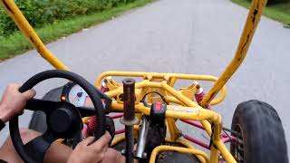 I built this instead of working on the Subaru... GSXR 600 dune buggy