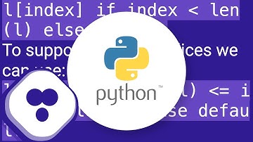 How to get the nth element of a python list or a default if not available