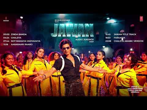 JAWAN AUDIO JUKEBOX Shah Rukh Khan  Atlee  Anirudh  Nayanthara  Deepika Padukone