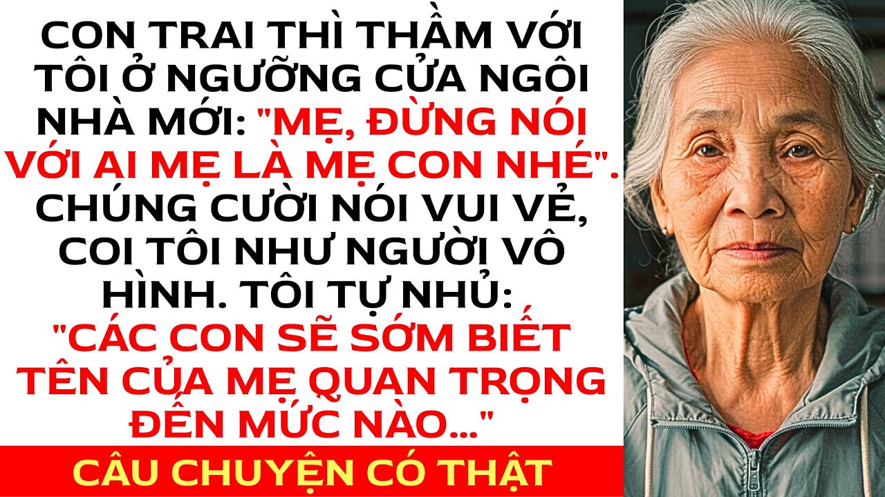 Tôi bay xuyên cả đất nước để đến xem ngôi nhà mới của con trai, nhưng nó khẽ thì thầm: “Đừng nói...