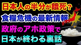 日本人の半分が餓死する？「食糧危機の最新情報」が超ヤバい。自民党の減反政策とコストプッシュインフレと円安で日本は終わる裏話。ロックフェラーの予言が的中してる【 都市伝説 日経平均 食糧危機 自民党 】