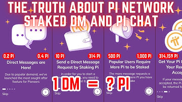 Pi Network New Update : The Truth About Staked DM and Pi Chat! | Pi News Update | Pi Latest Update!