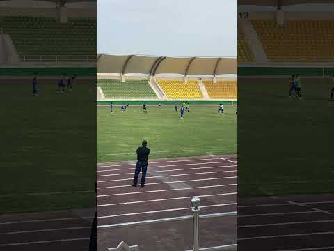 Free-kick in Merw 1-0 Nebitci in Turkmen Yokary League 23 April 2024 at Mary Sport Toplumy stadium