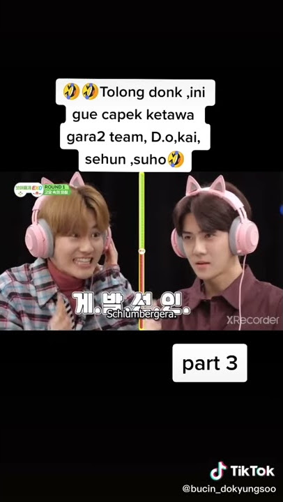 KESERUAN EXO MEMBER BERMAIN GAME