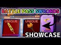 【Blade Ball】Showcasing Battlepass Swords!! (Morbid Mireblade, Pumpkin VineCrusher)
