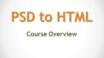 PSD to HTML | E-commerce PSD | Using HTML5 Boilerplate | Course Overview | English