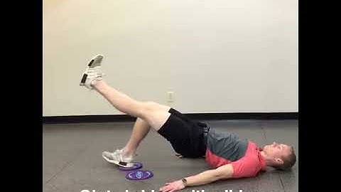 Slider glute bridge series
