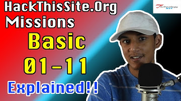 HackThisSite | Basic 01-11 | Practise Ethical Hacking | Explained[Hindi]