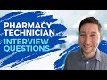 Pharmacy Technician Interview Questions with Answer Examples