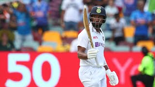 Pujara digs deep for gritty fifty in India's run chase | Vodafone Test Series 2020-21
