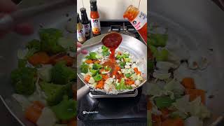 Day-7 Mix Veg in hot garlic sauce