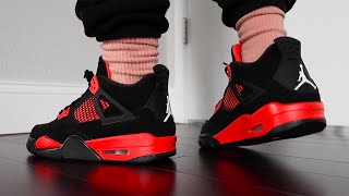 jordan 4 red thunder gs