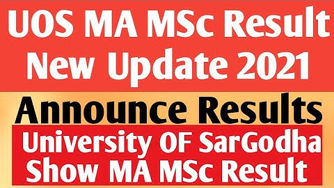 Good News Show MA MSc Part 1 & 2 Annual Results 2021 | Shahid Sohia Official