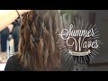 Create beach wave curls with Aveda