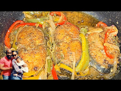 How To Cook King Fish Steaks | Jamaican Style King Fish