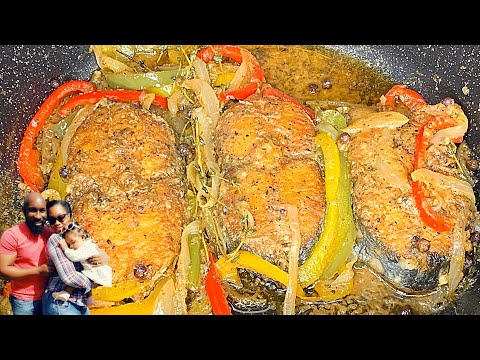 How To Cook King Fish Steaks Jamaican Style King Fish