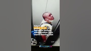 Terekam CCTV, Detik detik Pelaku dan Korban Pembunuhan yang Terbungkus Plastik Memasuki Apartemen