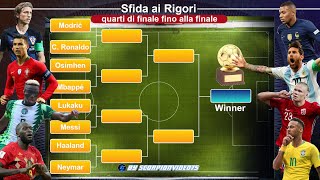 Sfida ai Rigori • Messi, Haaland, Mbappé, Neymar, Osimhen, Modrić, Lukaku C. Ronaldo • PES 2021