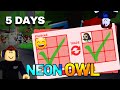 TRADING For a NEON OWL in 5 DAYS!! Roblox Adopt Me Trades