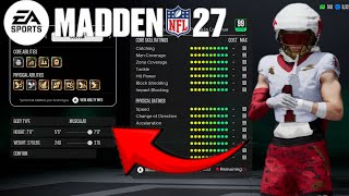 How to Make the BEST Build in Madden 27 Superstar Mode! (99 OVR)