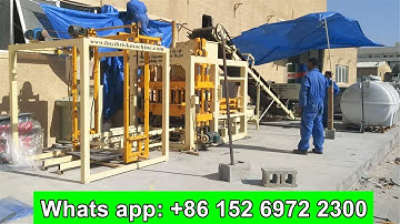 QT4-18 hydraulic press automatic color holland brick, rectangle paving brick making machine in India