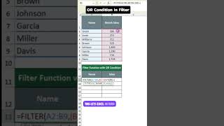 Excel FILTER Function OR Logic Trick