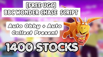 [Free UGC] BBC Wonder Chase Script | Auto Obby + Auto Collect Present | #roblox #limitedugc #script 
