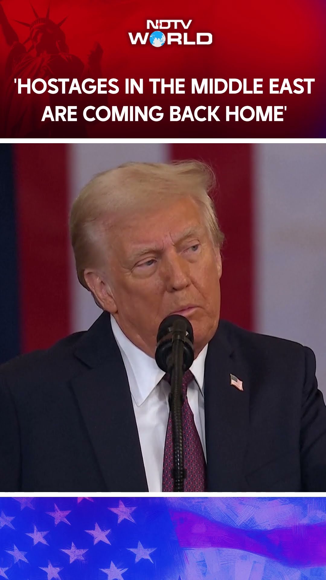 Donald Trump In His Inauguration Speech: 'Hostages In The Middle East Are Coming Back Home'