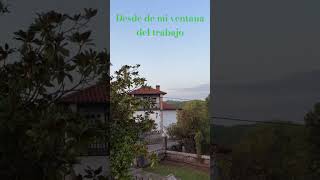 Amanecer desde mi ventana. En Villaverde de Pontones #cantabria #cantabriainfinita #bakery