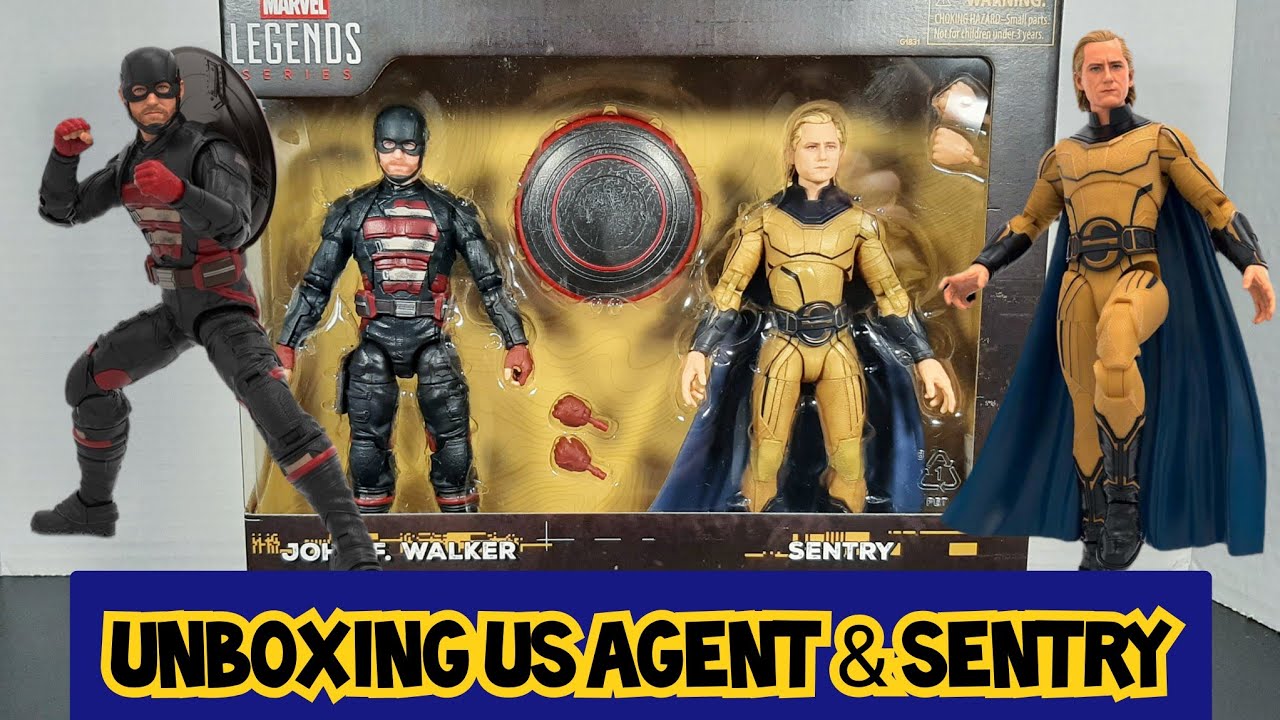 Unboxing Marvel Legends US Agent & Sentry - Thunderbolts* 2 Pack