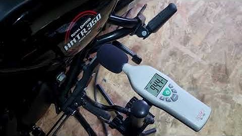 Royal Enfield Hunter 350 Induction Noise Testing