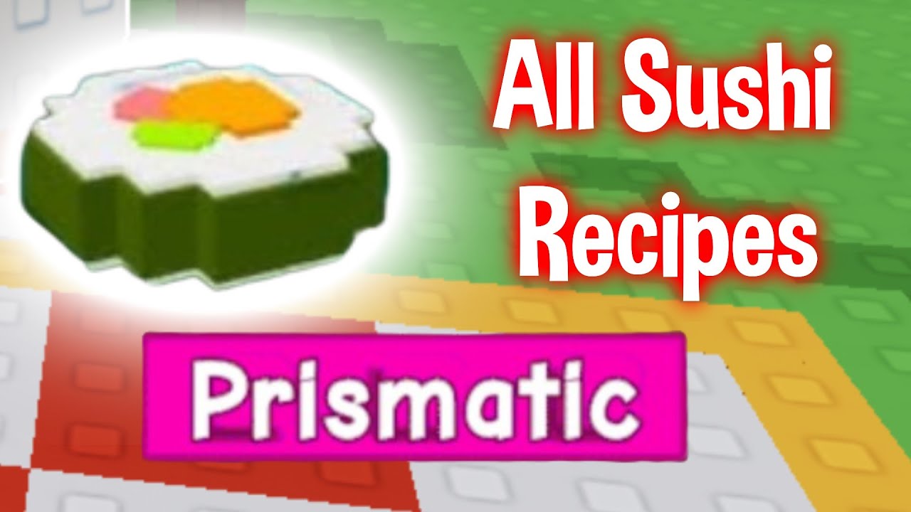 HOW TO COOK SUSHI IN GROW A GARDEN *Secret Prismatic Recipes* 