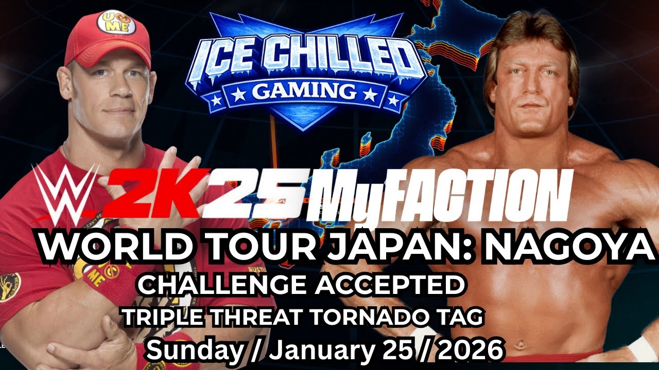 Challenge Accepted: Triple Threat Tornado Tag | WWE 2K25 MyFaction World Tour Japan: Nagoya