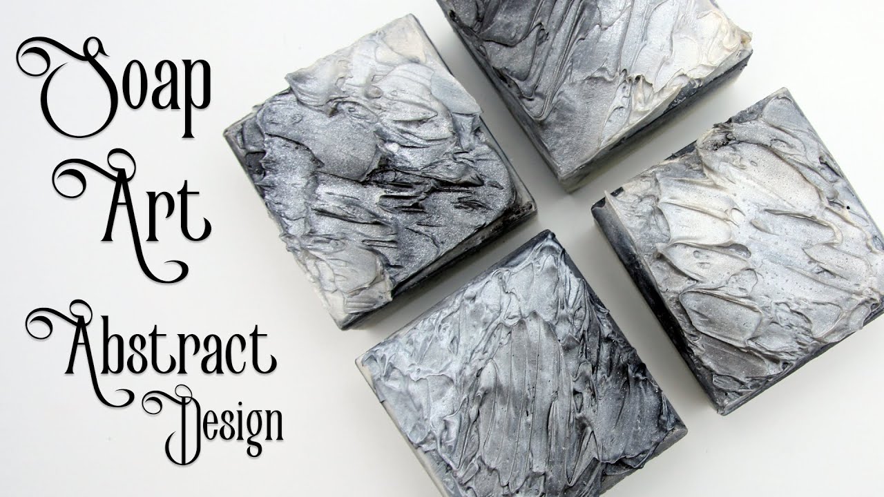 Abstract Art Cold Process Soap Technique - YouTube
