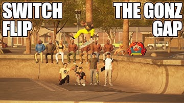 Session (Skate Sim) - A Boned Switch Kickflip down the Gonz Gap, Embarcadero Plaza, San Francisco