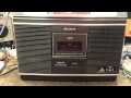 Listen to a vintage 1976 Sony model CF-580 boombox