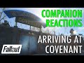 Companion reactions arriving at covenant  fallout 4