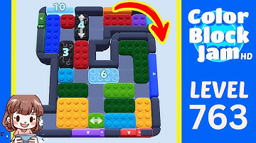 Color Block Jam Level 763 Solution Walkthrough