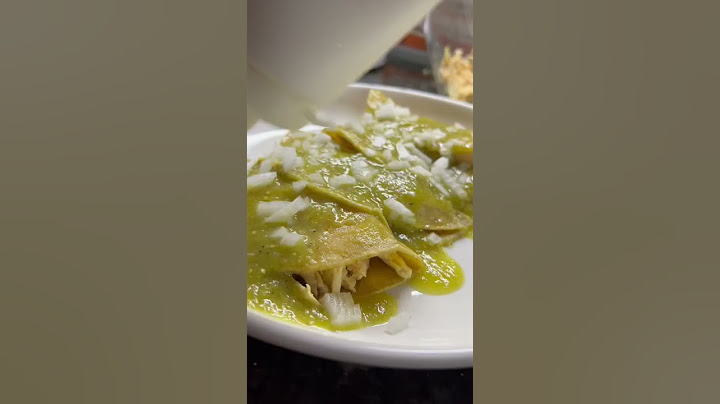 Estas enchiladas verdes las amarás bien rápidas de preparar