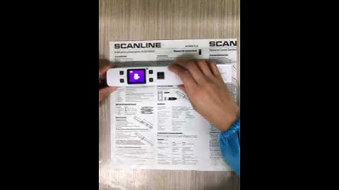 The Instant Portable Scanner - it allows you to quickly and efficiently scan all documents