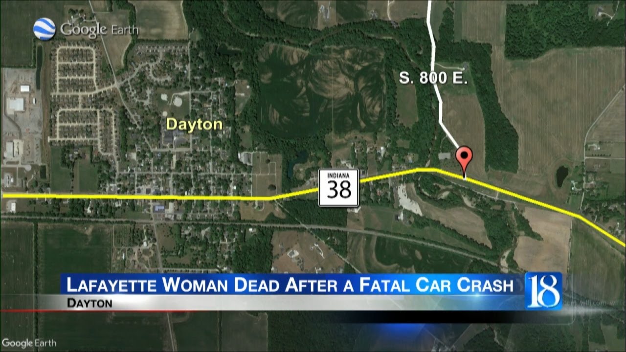 Lafayette woman dead after a fatal car crash in Dayton - YouTube