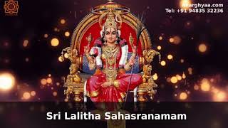 Lalitha Sahasranamam  Slow chant