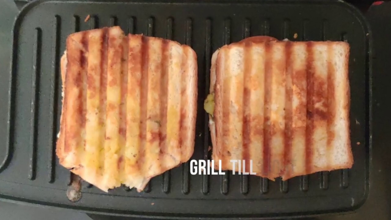 Aloo Toast Sandwich Recipe Street Food Spicy Bombay Toast How to make at home YouTube