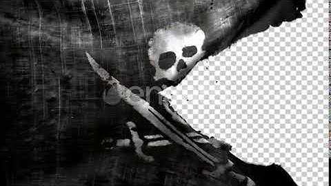 Pirate Flag Tearing Opening | Motion Graphics - Envato elements