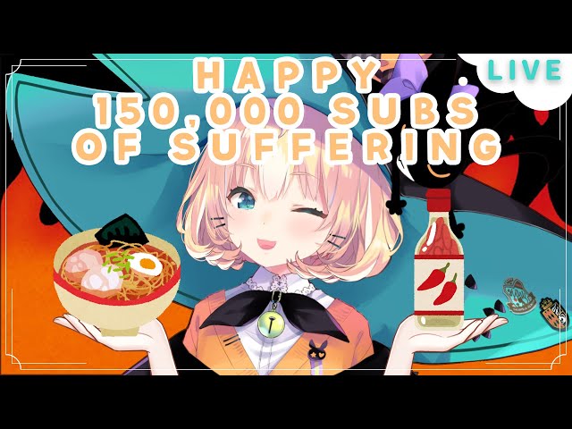 【HAPPY 150,000 SUBS】SPICY NOODLES + SINGING GOD SEES ALL ✧ Millie Parfait ☆⭒ NIJISANJI ENのサムネイル
