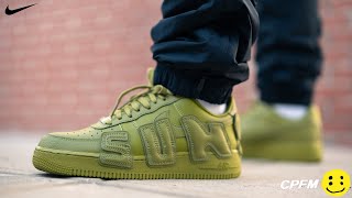 CPFM x NIKE AIR FORCE 1 "MOSS" | REVIEW, SIZING, & ON-FOOT